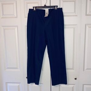 Alfred Dunner women’s 14p classic fit pants navy comfort waist